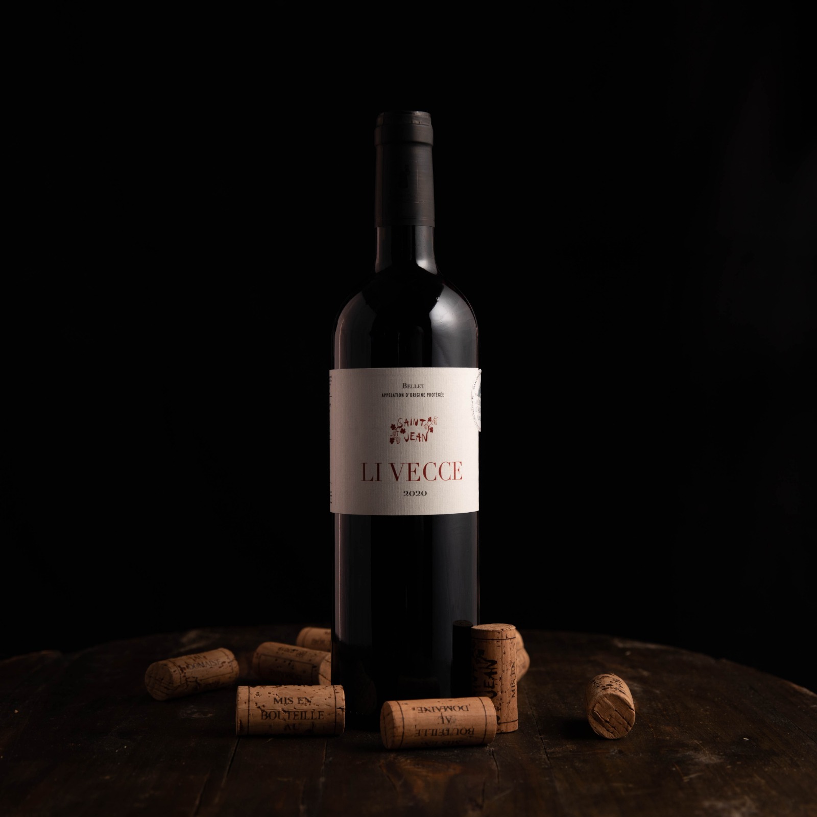 Saint Jean Bellet Rouge  - Cuvée Li Vecce (2023) - Domaine Saint Jean